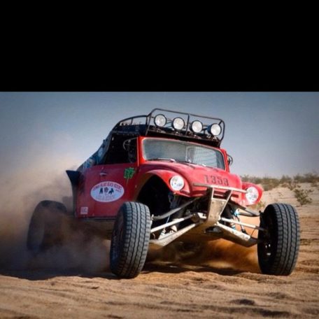 Red VW desert racer from "Off-Road"