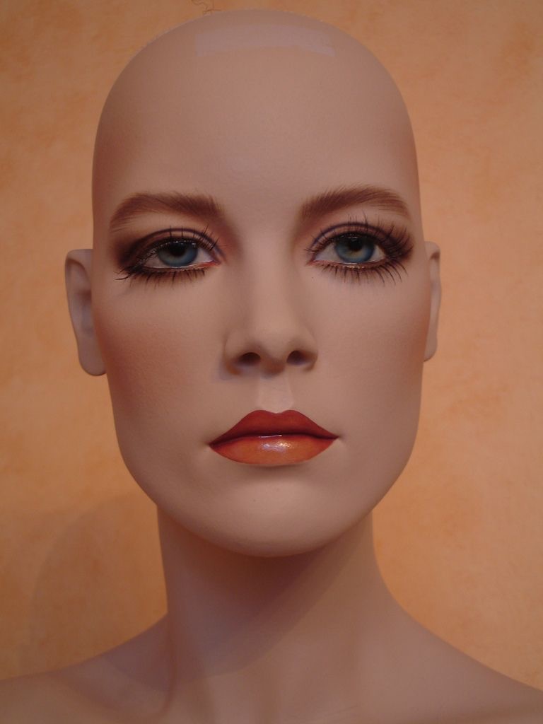 Photo of a mannequin head